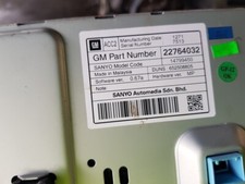 22764032 bildschirm für OPEL INSIGNIA BERLINA COSMO 2008 1040503