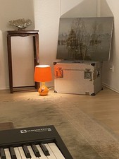 Vintage Space Age Lampe orange