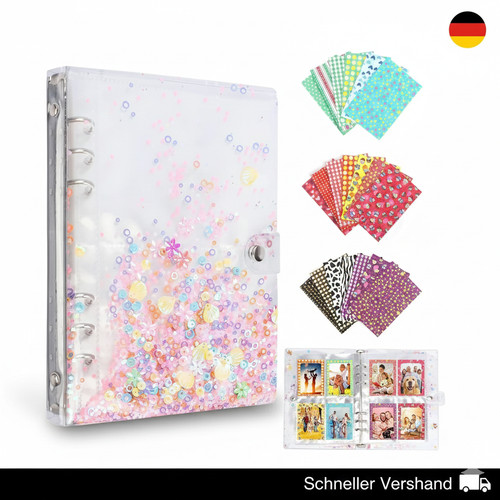 Mini fotoalbum mit 200 taschen - mit,