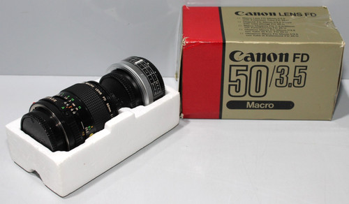 Canon 50mm 5 macro - fd,