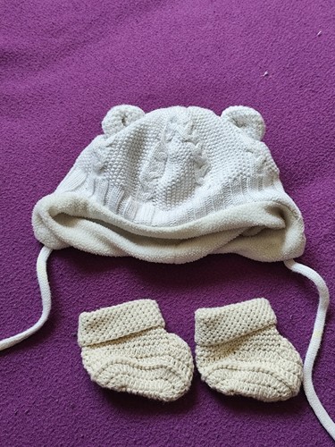Set baby wintermütze 68 - wintermütze, 62/68