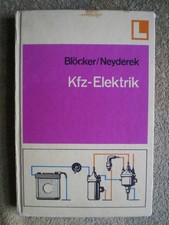 Kfz Elektrik - DDR Lehrbuch