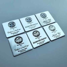 6.5cm Square Thin Aluminium