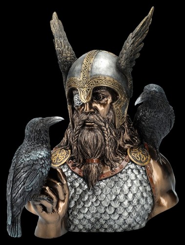 Odin figur büste klein mit - klein,