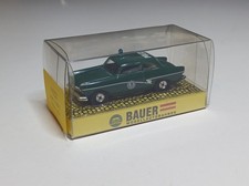 Faller AMS Bauer Ford 17M /P2 Polizei grün mit Blinklicht in Ovp unbespielt 