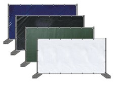 Bauzaunplane 150 g/m² weiß
