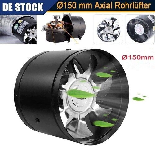 500m rohrventilator 150mm - 500m³,