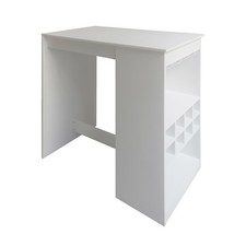 Küchenbar Lisa Weiß Bartisch mit Regal HTI-Living