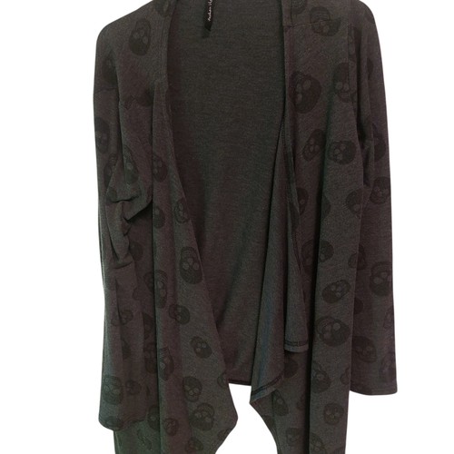 Totenkopf cardigan strickjacke - totenkopf,