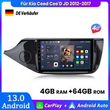 4+64GB Android 13 DSP Carplay Für Kia Ceed Cee'D JD 2012-2017 GPS Autoradio Navi