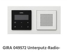 Gira Unterputz-Radio RDS