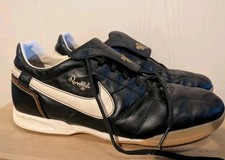 Nike Tiempo Ronaldinho 10 Indoor Vintage Retro Schuhe Größe US 11 - EU 45