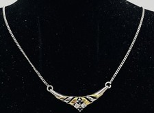 925/- Silber Collier mit