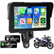 5" Wasserdicht Motorrad Autoradio Apple CarPlay GPS Navi TouchScreen Navigator