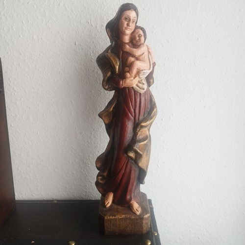 Alte heiligenfigur skulptur - alte,
