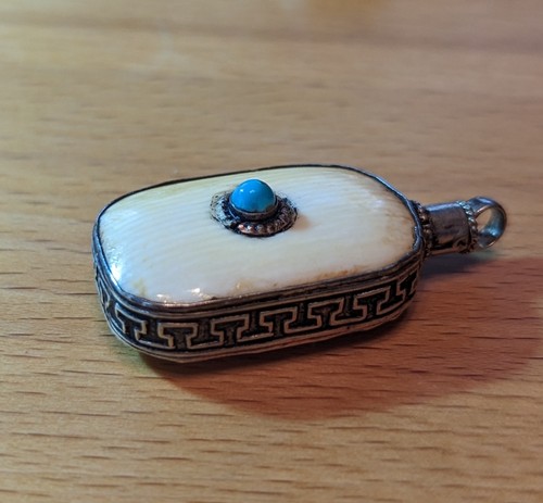 Vintage silber und horn - /, bein