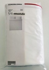 IKEA Kungsblomma Bettwäsche Set Weiß Rot 240x220  2x 80x80 604.231.72 NEU OVP