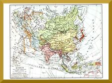 Asien +Historische Landkarte