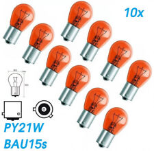 10 x PY21W Lampen 21W 12V Birne Glühlampe Kugellampe Blinker Super Qualität