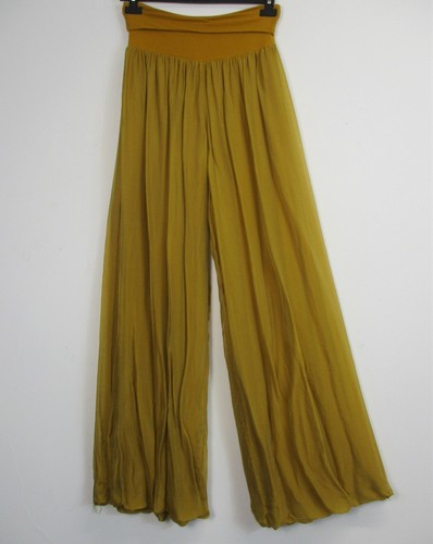 Damen palazzo hosen seide - damen,
