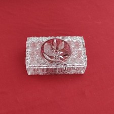 Bleikristall Dose mit Deckel