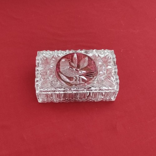 Bleikristall dose mit deckel - bleikristall,