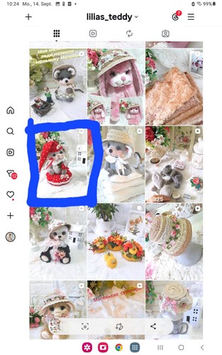 Mäuschen handarbeit teddy - handarbeit,