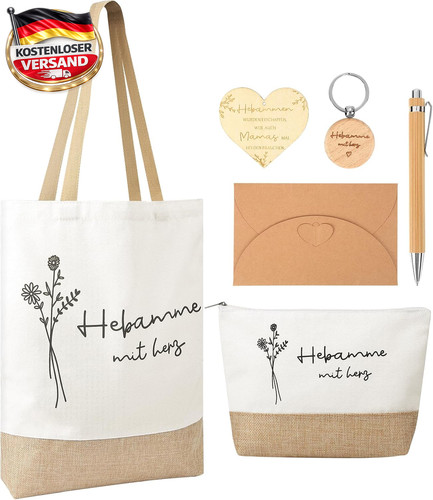 Geschenk set für hebammen mit - für,