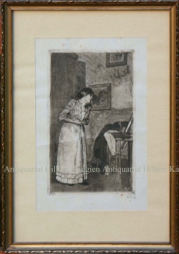 Emil orlik radierung - emil,