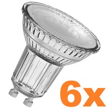 6 x OSRAM GU10 LED Strahler STAR PAR16 36° Abstrahlwinkel 4,3W wie 50W 6500K