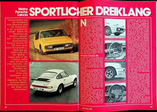 Sport auto 1974 porsche - auto, 04/1974