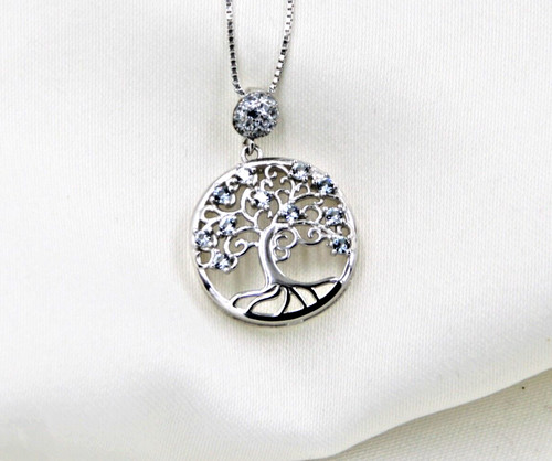 Silberschmuck baum des lebens - silberschmuck,
