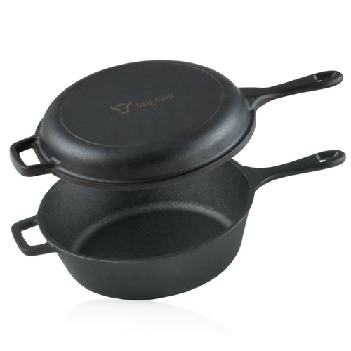 Gusseisen topf mit deckel - topf, 5