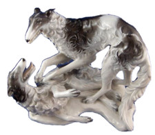 Rosenthal porcelain borzoi - porcelain,