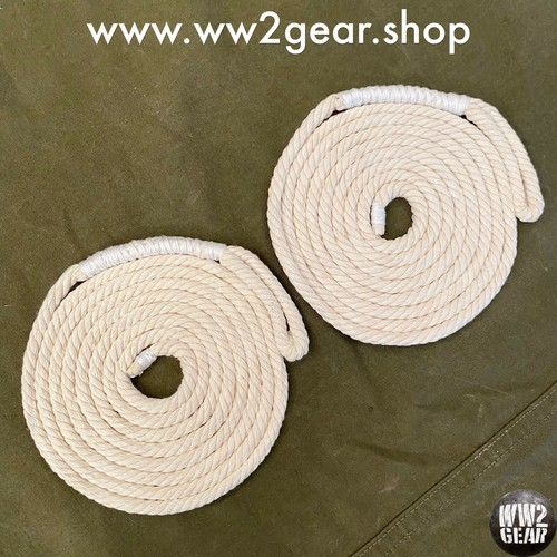 Ww2 army pup tent ropes - ww2, us