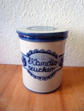 Kandiszucker Vorrats Dose - Zucker Topf - Apothekerdose - Vorratsdose - Steingut