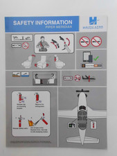 SAFETY CARD HAVEN AERO PIPER MERIDIAN