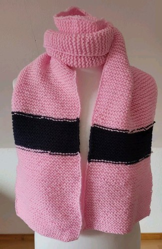 Selbstgestrickter schal rosa - schal,