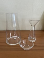 Partylite Teelichthalter Symmetrie Glas dreiteilig P95075 - wie Neu