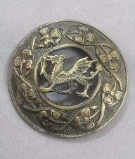Neu Walisischer Drache Kilt Fly Plaid Brosche Antik 7.6cm Keltisch Pins &