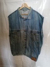 Jeans-Weste Denim 90er Jahre Stil, Pionier Sportive, 5 XL