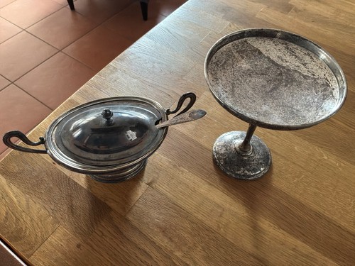 Silberne zuckerdose mit - silberne,