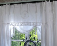 Raff Gardine CRYSTAL NY WEISS