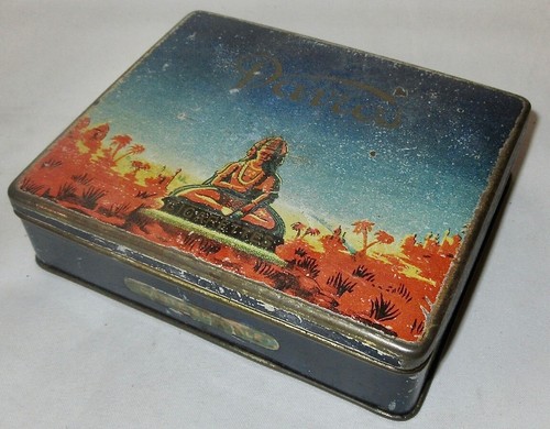 Vintage alte zigarettendose - alte,