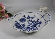 Original Bohemia Zwiebelmuster, Tschechien  - Blattschale L. 22 cm. B. 18 cm.