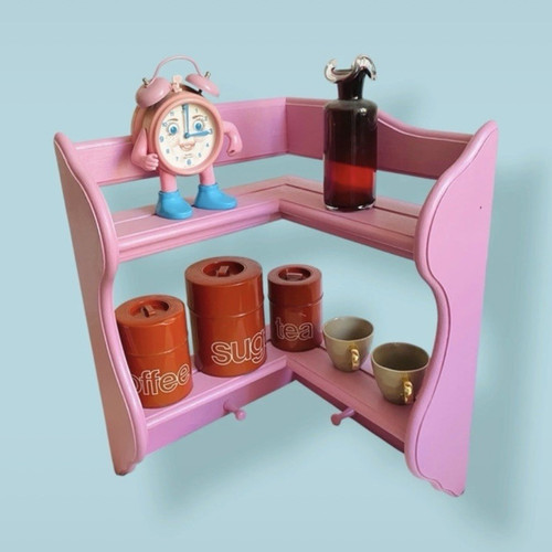 Vintage wandregal eckregal - vintage,
