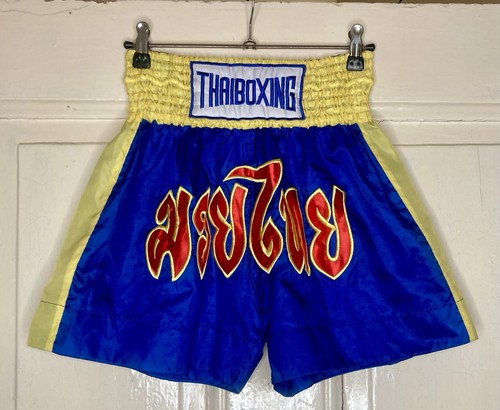 Muay thai boxing shorts blau - thai,