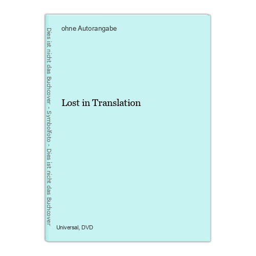 Lost translation - in,
