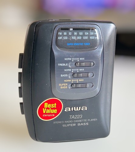 Aiwa ta223 stereo radio - aiwa, hs-ta223