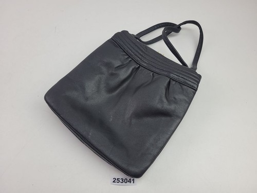Handtasche mewa leder - handtasche, schwarz